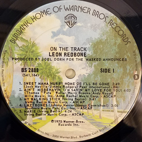 Leon Redbone : On The Track (LP, Album, Pit)