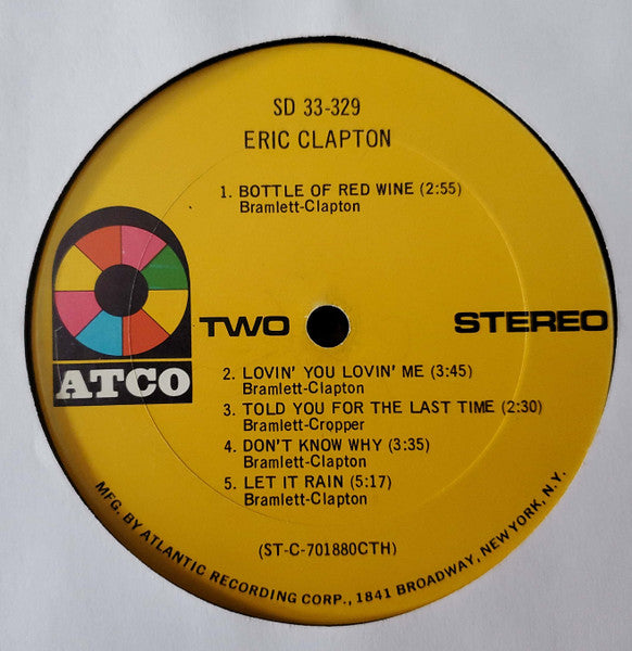Eric Clapton : Eric Clapton (LP, Album, Ter)