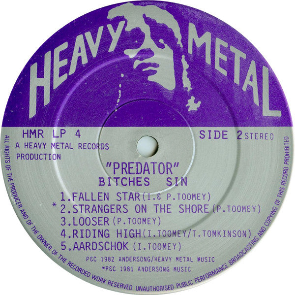 Bitches Sin : Predator (LP, Album)