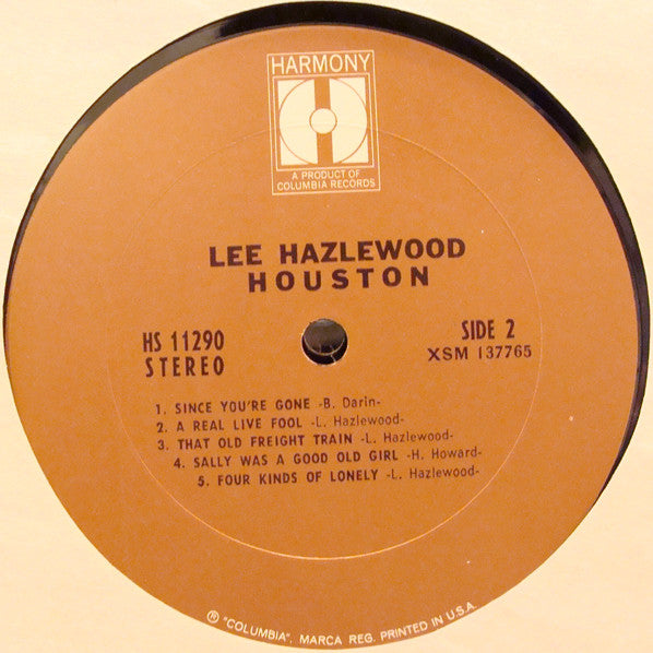 Lee Hazlewood : Houston (LP, Album, RE, Pit)