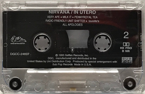 Nirvana : In Utero (Cass, Album, Dol)