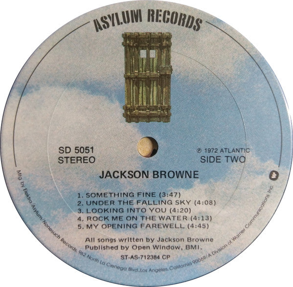 Jackson Browne : Jackson Browne (LP, Album, RE, CP)