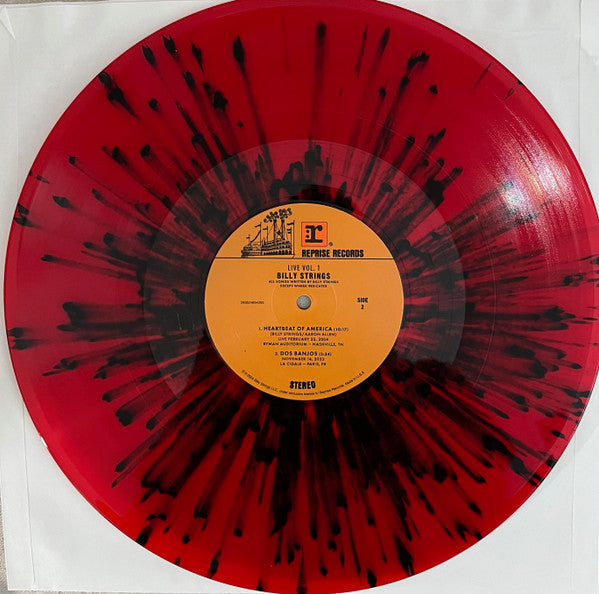 Billy Strings : Live Vol. 1 (2xLP, Album, Ltd, Red)