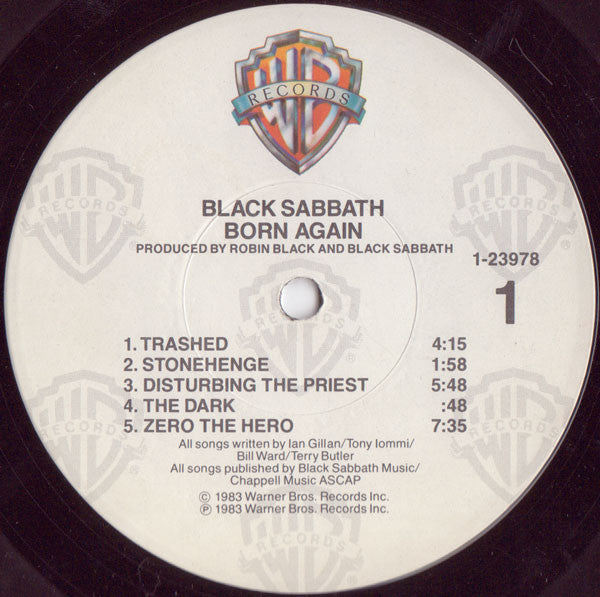 Black Sabbath : Born Again (LP, Album, Win)