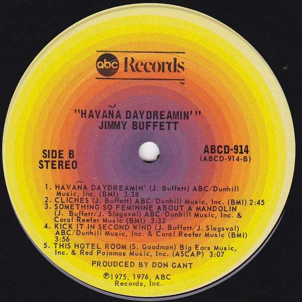 Jimmy Buffett : Havaña Daydreamin' (LP, RE, Gat)