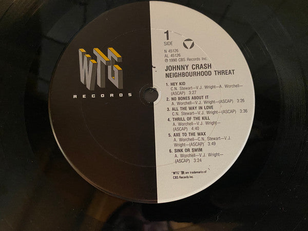 Johnny Crash (2) : Neighbourhood Threat (LP, Album)