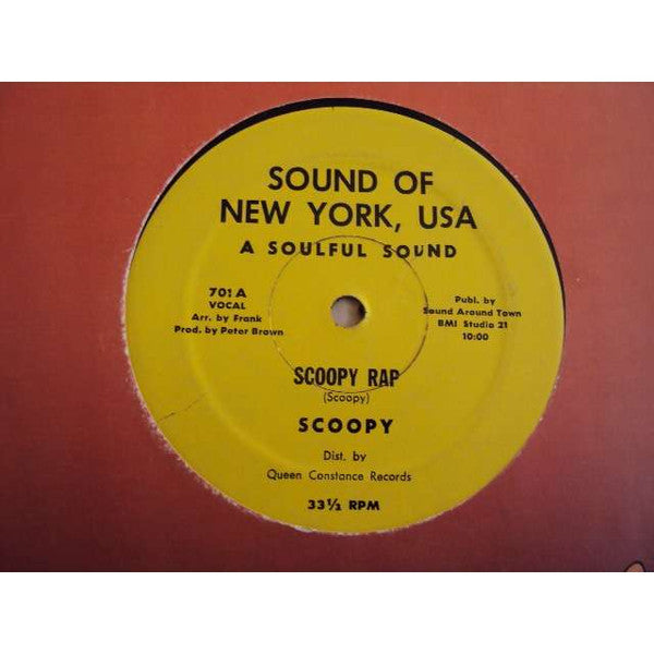 Scoopy : Scoopy Rap (12")