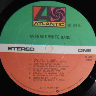 Average White Band : AWB (LP, Album, RE, SP )