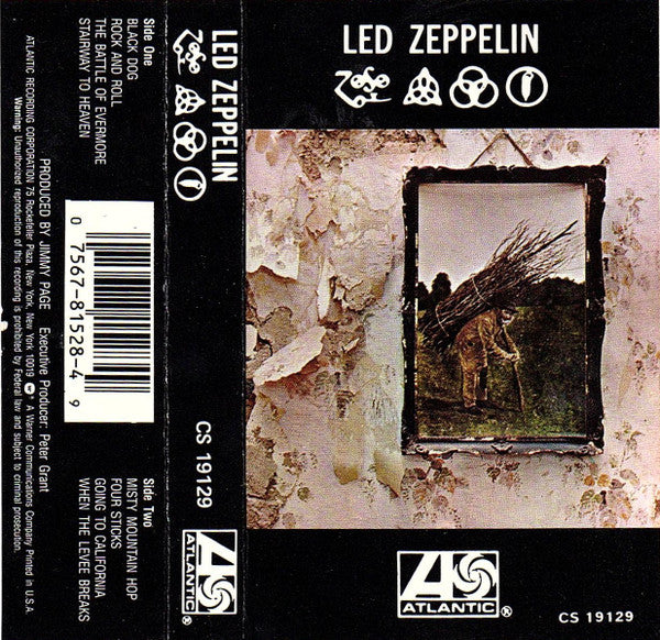 Led Zeppelin : Untitled  (Cass, Album, RE)