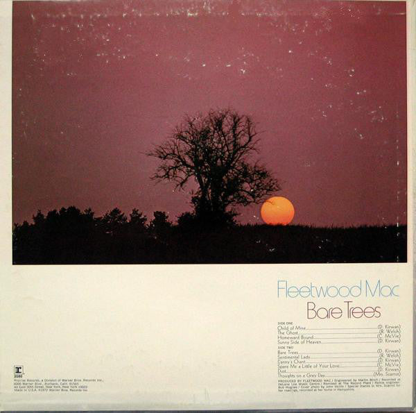 Fleetwood Mac : Bare Trees (LP, Album, San)