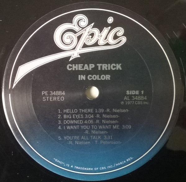 Cheap Trick : In Color (LP, Album, RE, San)