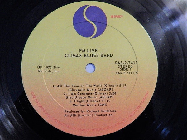 Climax Blues Band : FM / Live (2xLP, Album, PR )