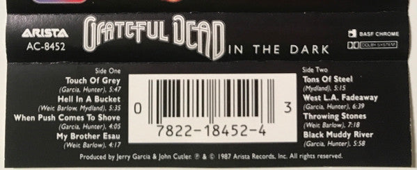Grateful Dead* : In The Dark (Cass, Album, Whi)