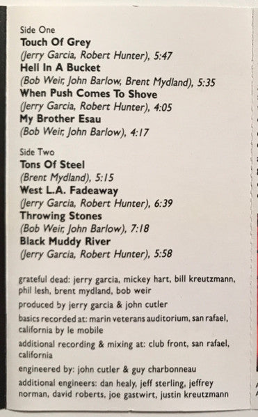 Grateful Dead* : In The Dark (Cass, Album, Whi)