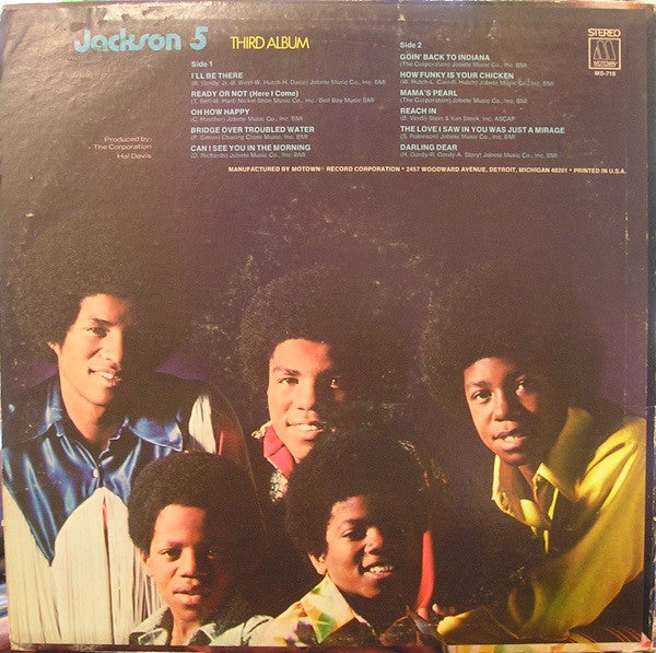 Jackson 5* : Third Album (LP, Album, Ind)