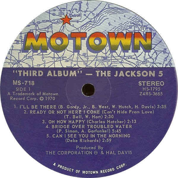 Jackson 5* : Third Album (LP, Album, Ind)