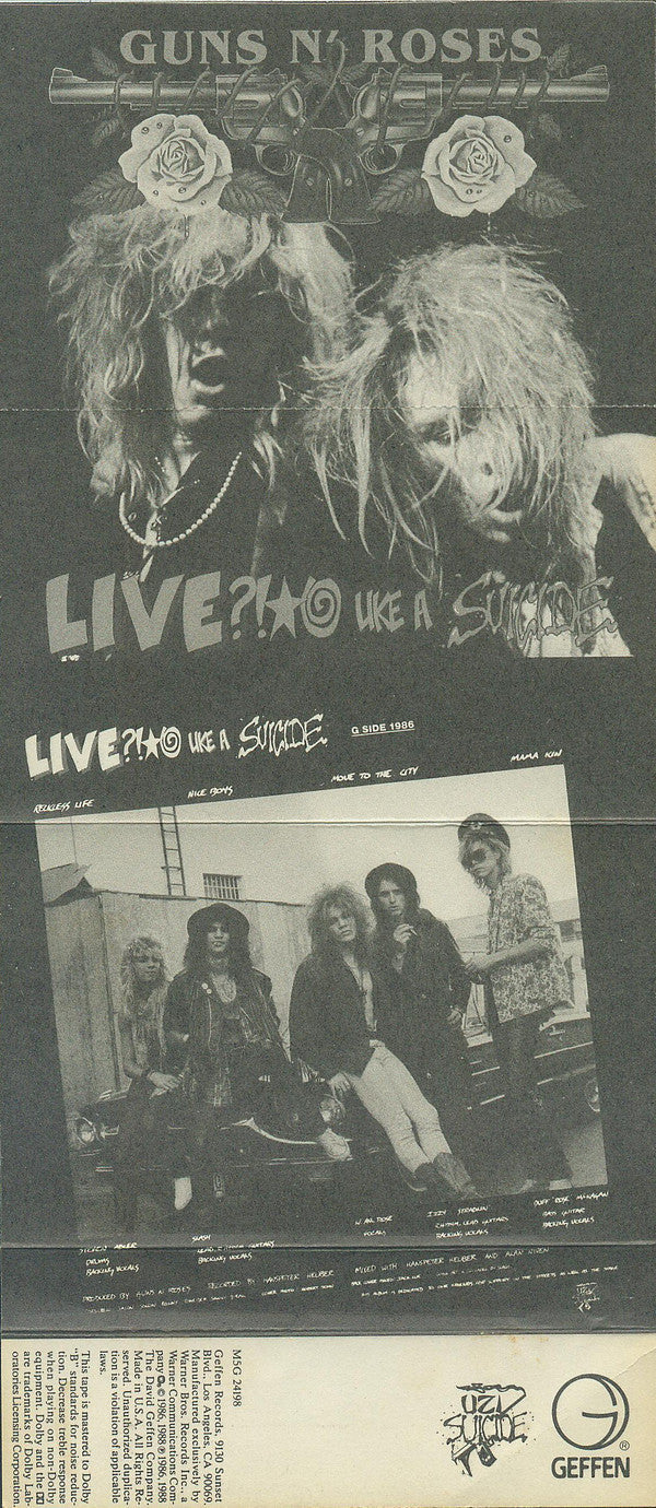 Guns N' Roses : G N' R Lies (Cass, Album, SR)