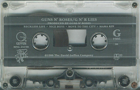 Guns N' Roses : G N' R Lies (Cass, Album, SR)