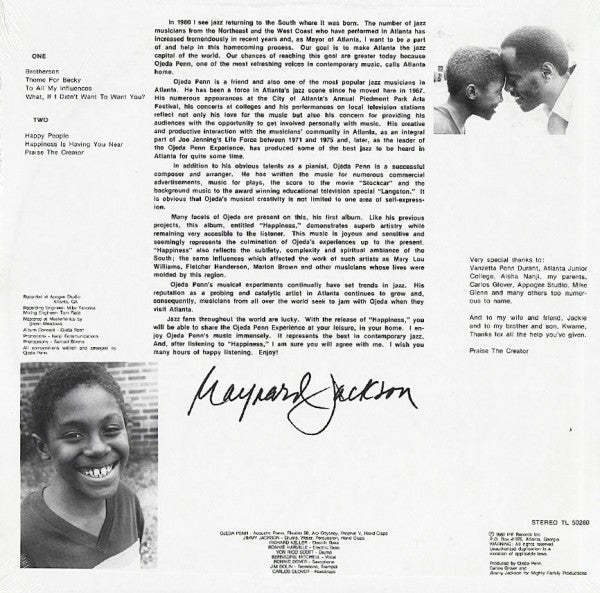 Ojeda Penn : Happiness (LP, Album)