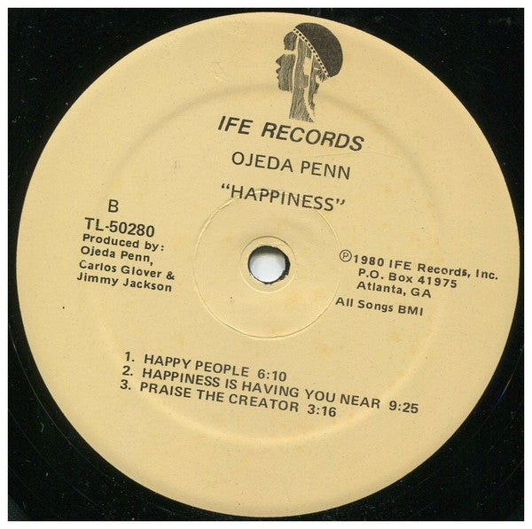 Ojeda Penn : Happiness (LP, Album)