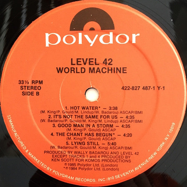Level 42 : World Machine (LP, Album, 53 )