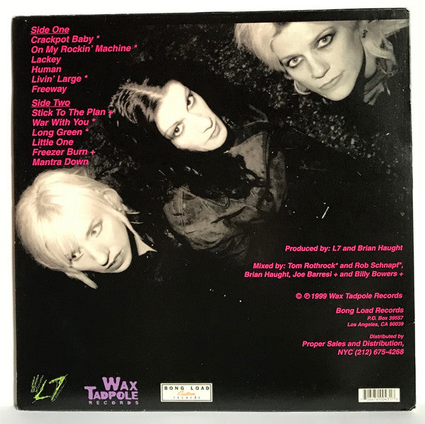 L7 : Slap-Happy (LP, Album, Ltd, 180)