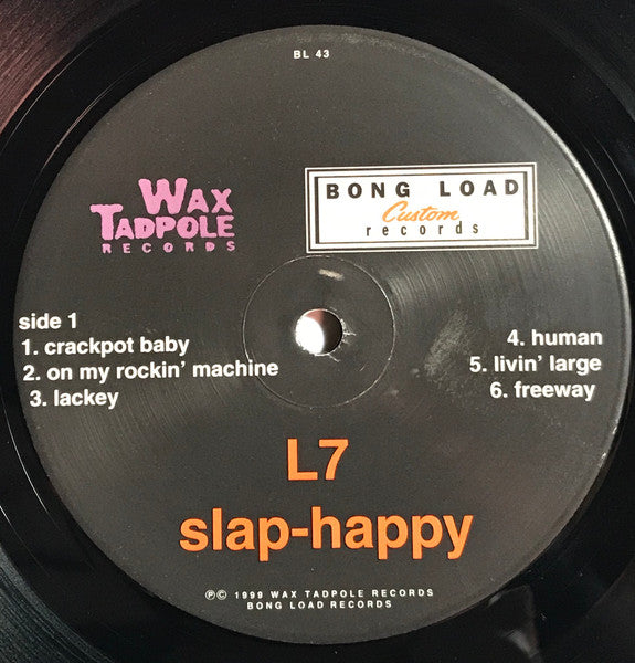 L7 : Slap-Happy (LP, Album, Ltd, 180)