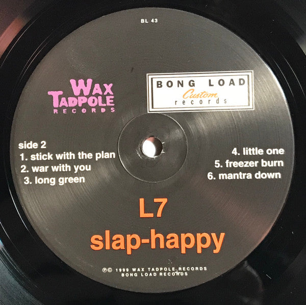 L7 : Slap-Happy (LP, Album, Ltd, 180)