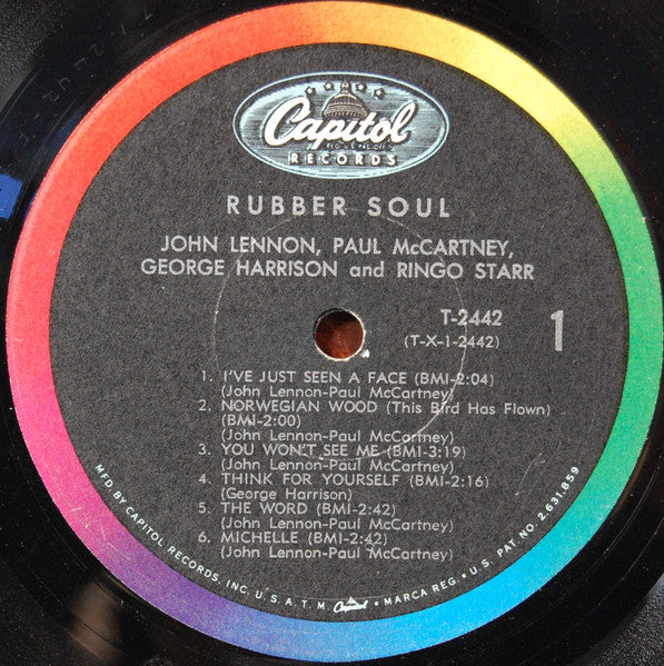 The Beatles : Rubber Soul (LP, Album, Mono, Los)