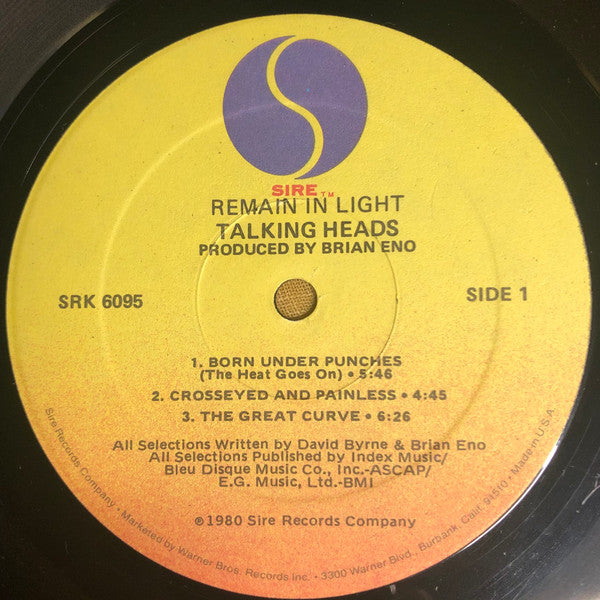 Talkingheads* : Remain In Light (LP, Album, Spe)