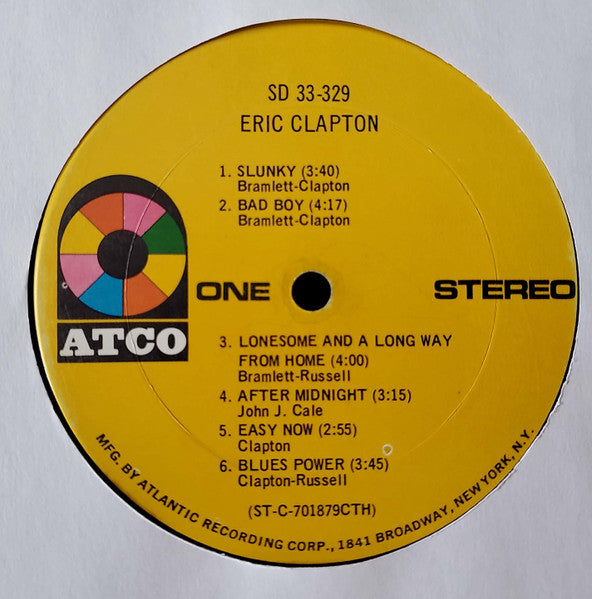 Eric Clapton : Eric Clapton (LP, Album, Ter)