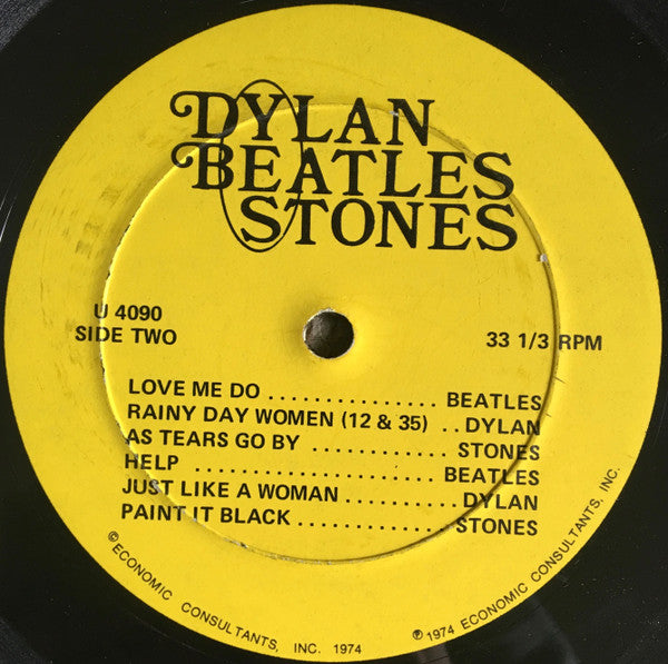 Various : Dylan Beatles Stones (LP, Comp)