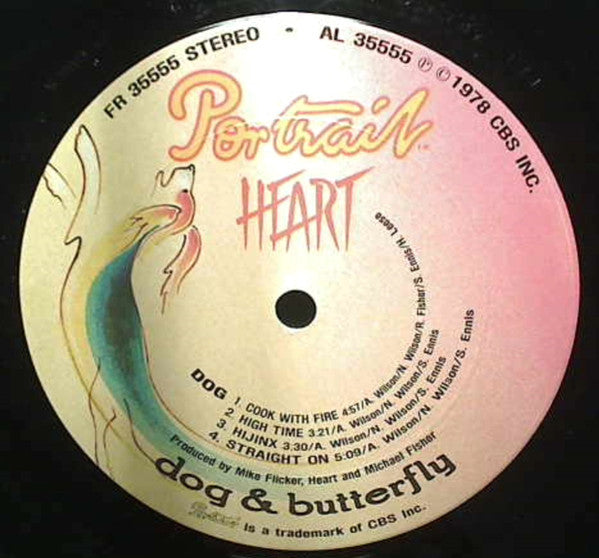 Heart : Dog & Butterfly (LP, Album, Ter)