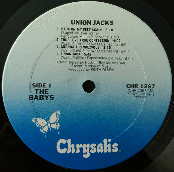 The Babys : Union Jacks (LP, Album)