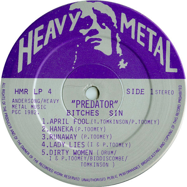 Bitches Sin : Predator (LP, Album)
