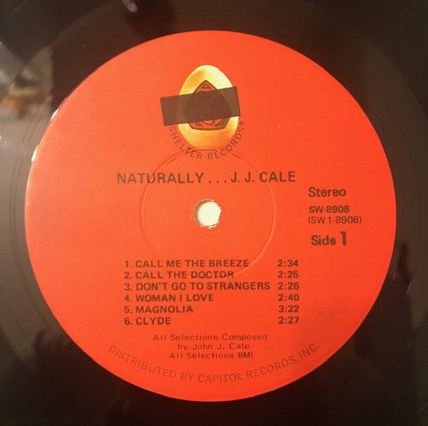 J.J. Cale : Naturally (LP, Album, RP, Jac)