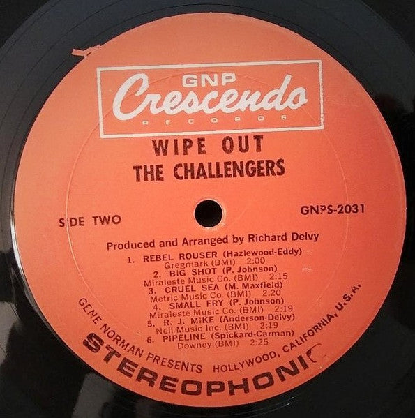 The Challengers : Wipe Out (LP, Album)