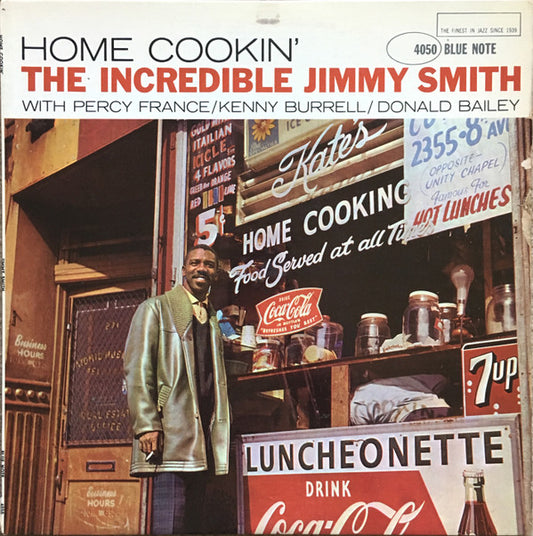 The Incredible Jimmy Smith* With Percy France / Kenny Burrell / Donald Bailey : Home Cookin' (LP, Album, Mono, RP, New)