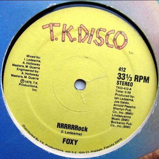 Foxy : RRRRRRock / Devil Boogie (12")