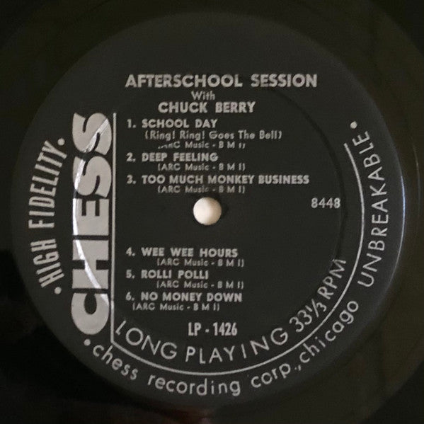 Chuck Berry : After School Session (LP, Album, Mono)