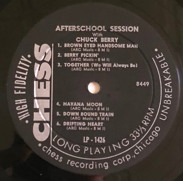 Chuck Berry : After School Session (LP, Album, Mono)