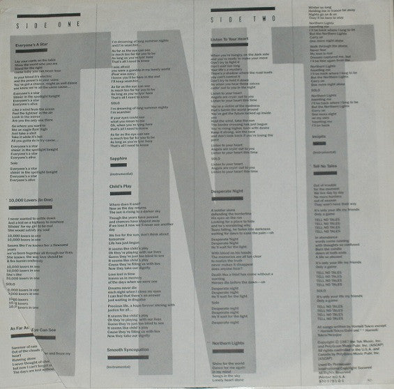 TNT (15) : Tell No Tales (LP, Album)