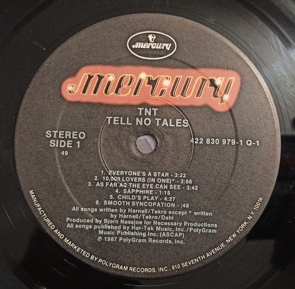 TNT (15) : Tell No Tales (LP, Album)