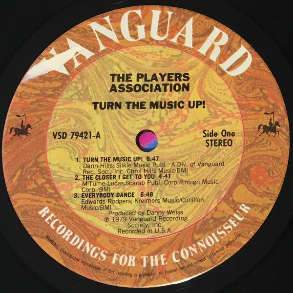 The Players Association : Turn The Music Up! (LP, Album)