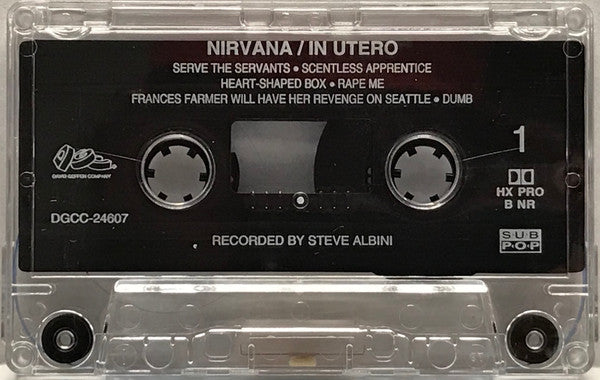 Nirvana : In Utero (Cass, Album, Dol)