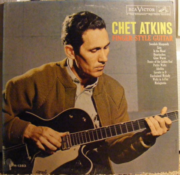 Chet Atkins : Finger Style Guitar (LP, Album, Mono, RE)