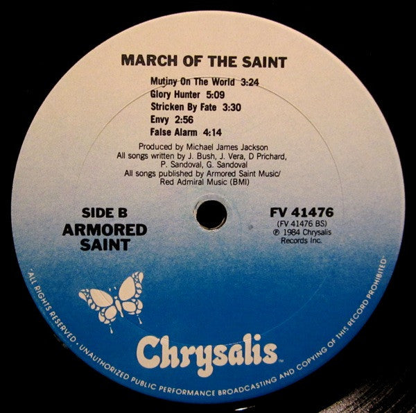 Armored Saint : March Of The Saint (LP, Album, Pit)