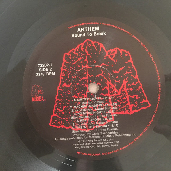 Anthem (4) : Bound To Break (LP, Album)