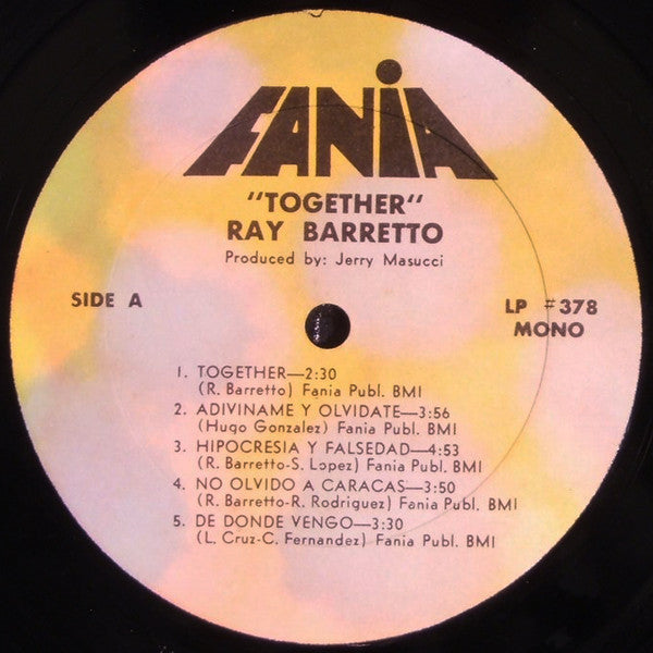 Ray Barretto : Together (LP, Mono)