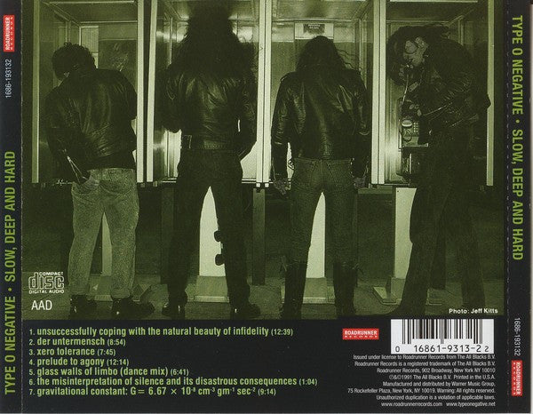 Type O Negative : Slow, Deep And Hard (CD, Album, RE)